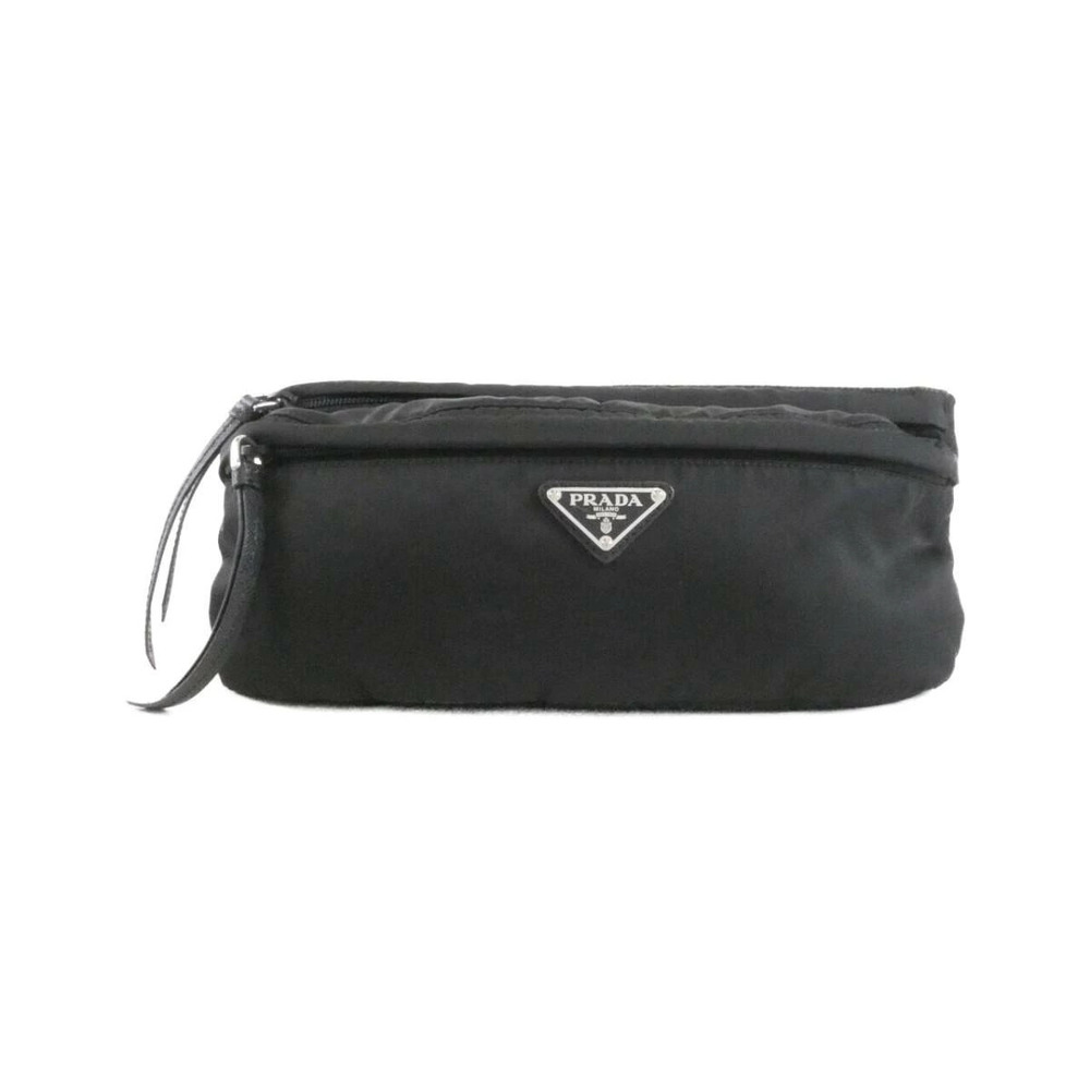 Prada Waist Crossbody Belt Body Tessuto Black Bag